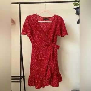 Relipop Summer Women Short Sleeve Tie Dress